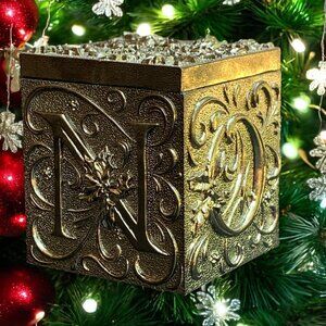 Silvery Noel Hallmark Keepsake Christmas Tree Ornament - 1993